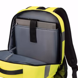 DICOTA P20471-17 zaino Nero, Grigio, Giallo Polietilene tereftalato riciclato (rPET) - Vista aggiuntiva 6