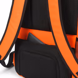 DICOTA P20471-18 zaino Nero, Grigio, Arancione Polietilene tereftalato riciclato (rPET) - Vista aggiuntiva 7