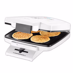 Trisa Bricelet Classique, 4 waffle, Cerchio, Nero, Bianco, 0,9 m, 1000 W, 220-240 V