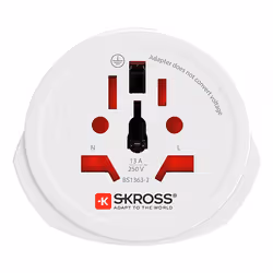 Skross 1.500266-E adattatore per presa di corrente Tipo F Universale Bianco - Vista aggiuntiva 3