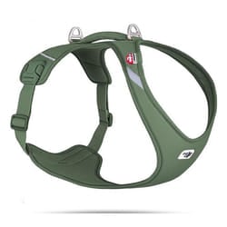 Curli Belka Harness Air-Mesh XL Verde Rete Cane Pettorina Non-pull