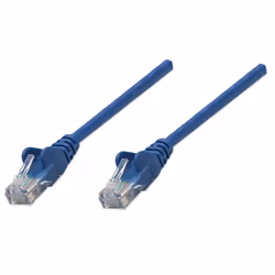 Intellinet 318129, 0,5 m, Cat5e, U/UTP (UTP), RJ-45, RJ-45, Blu