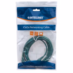 Intellinet 319782 cavo di rete Verde 3 m Cat5e U/UTP (UTP)