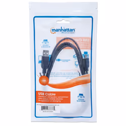Manhattan 333375 cavo USB USB 2.0 1,8 m USB A Mini-USB B Nero - Vista aggiuntiva 5