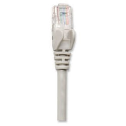 Intellinet Cat5e, 3m cavo di rete Grigio U/UTP (UTP)