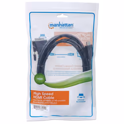 Manhattan 372510 cavo e adattatore video 3 m HDMI tipo A (Standard) DVI-D Nero - Vista aggiuntiva 5