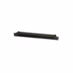 - Pannello passacavi con spazzola antipolvere e coda fissacavi- Installabile a rack 19'- Altezza: 1U- Materiale: metallo- Col ...