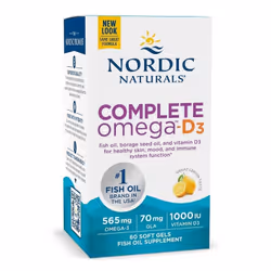 Complete Omega™a-D3 565 mg è una miscela bilanciata di omega 3, 6 e 9 con aggiunta di GLA e vitamina D3.