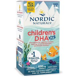 Nordic Naturals Olio di pesce DHA Xtra per bambini 636 mg con aroma frutti bosco 90 St