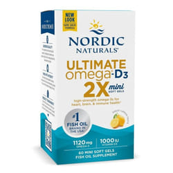 Nordic Naturals Ultimate Omega - D3 2X Mini 1120 mg 60 St