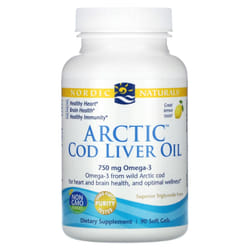 Nordic Naturals Olio di fegato merluzzo artico 750 mg aroma limone 90 St