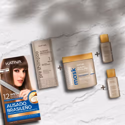 Kativa Professional Brasilian Straightening Pro Dark Caso 6 pz