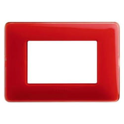 Placca Matix 3 Moduli, Corallo, Tecnopolimero Bticino AM4803CRD