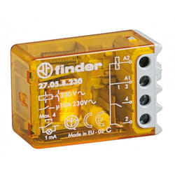 Finder - Relè Ad Impulsi Passo Passo Commutatore Serie 27, 4 Contatti 270582300000