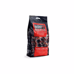 Bricchetti Weber 8Kg; Il combustibile perfetto per la tua carne; Accensione rapida e facile e una lunga durata; 100% naturali ...