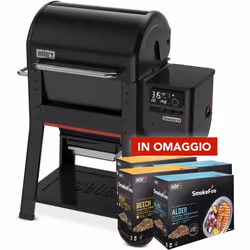Codice Prodotto: 1500130 Colore: Black Brand: Weber Per i PRO del barbecue a pellet. Per gli amanti del low&slow, ecco il nuo ...