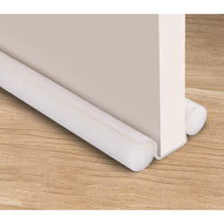 BES - Paraspifferi Porta Ingresso Sottoporta 93cm Bianco Striscia Guarnizione Schiuma