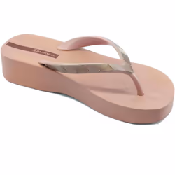 Infradito Ipanema 83175 Mesh Plat Fem Rosa - 40