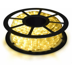Tubo Luminoso a led 10 m, 360 led Lampadine Decorazione per Interna ed Esterna, per Camera, Giardino, Natale, Matrimonio, Festa (Bianco caldo)
