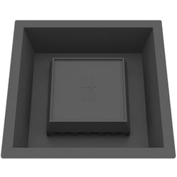Lampa - Sifone polipropilene per chiusini e caditoie 35x35 - Nero