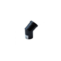 No Brand - Curva a 45°per stufa a pellet diametro 100mm per canne fumaria sp1,2mm smaltato