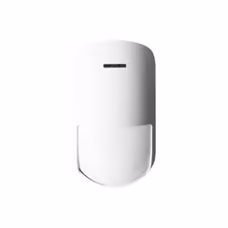 Rivelatore doppia tecnologia PIR + microonda banda K, portata 12m ed angolo di copertura 90° con installazione ad altezza tip ...