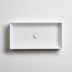 Lavabo Da Appoggio Agile 80 Cm Bianco