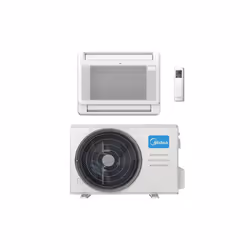 Climatizzatore Condizionatore Midea Console R32 12000 Btu Inverter Classe A++/A+ MASSIMA EFFICACIA IN OGNI STAGIONE Le due fe ...