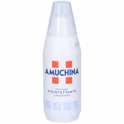 Amuchina Soluzione Disinfettante è un disinfettante concentrato indicato per rimuovere germi e batteri