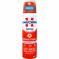 Amuchina Spray Disinfettante per Oggetti, Tessuti e Ambienti 100ml