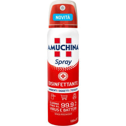 Amuchina Spray Disinfettante per Oggetti, Tessuti e Ambienti 100ml