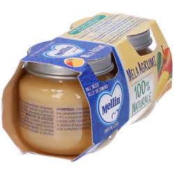 Mellin Omogeneizzato Mela Agrumi per Infanzia 2 Vasetti da 100g