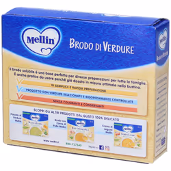 Mellin Brodo Di Verdure 10 Bustine