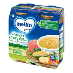 Mellin Pappa Completa al Vitello per Bambini 2 Pezzi da 250g