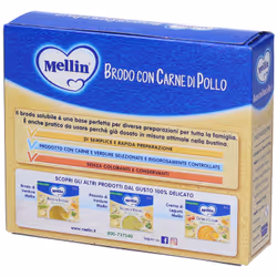 Mellin Brodo Carne Pollo per Svezzamento 10 Bustine da 5 g - Vista aggiuntiva 4