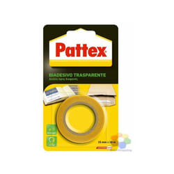 Biadesivo trasparente 15mm x 10ml adesivo doppia faccia pattex henkel