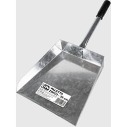 La Briantina - Paletta in Ferro Galvanizzato 39x21x12,5 cm – Resistente alla Corrosione, Ideale per Giardinaggio e Raccolta Rifiuti all'Esterno,