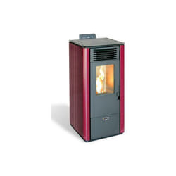Stufa Pellet 9,7kw Maurer "modello 12b" Bordeaux