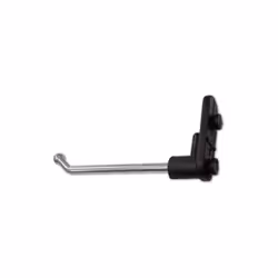 GANCIO PER PANNELLI FORATI PORTAUTENSILI ACCIAIO-NYLON B02 CM. 10 PZ. 100 Corpo acciaio zincato e nylon colore nero - Utilizz ...