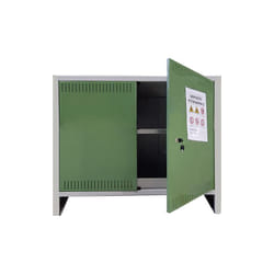 Maurer - armadio in metallo 2 ante basso per fitofarmaci con ripiani 100x40x80 h cm agricoltura fitofarmacia