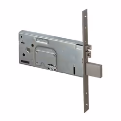 SERRATURA CISA 17352 90 ELETTRICA PER FASCE ALLUMINIO Misura : 90 mm. Per fasce - Zincata - Doppia mappa - Quattro mandate e ...
