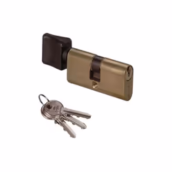 CILINDRO DA INFILARE OVALE CON POMOLO CISA ART. 08230.02 MISURA MM. 55,4 28/28MM Finitura in ottone smerigliato Con pomolo in ...
