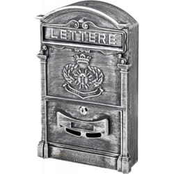 Maurer - cassetta postale royal grigio antichizzato alluminio