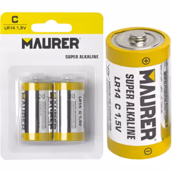Senza mercurio e cadmium - Blister da 2 pz.