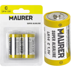 Batterie Maurer Alkaline 1/2torcia Bl.2pz.
