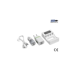 Caricabatterie Per Stilo Aa Ministilo Aaa Ricaricabili Con Usb Portatile 33916