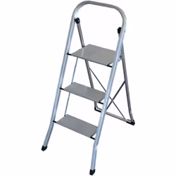 Struttura in alluminio resistente e leggero - Telaio quadrato - Piedini in plastica antiscivolo - Parapetto di sicurezza - Po ...