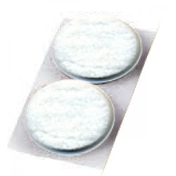 Feltrino adesivo tondo bianco Ø24MM Maurer cf. blister 8PZ'