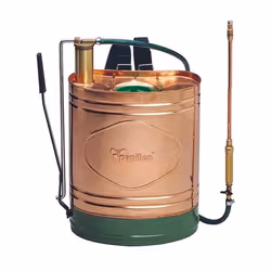 Completa di lancia - Serbatoio rame -Leva a sinistra - Pompante in ottone Confezione: 1 PZ Serbatoio 16 lt.