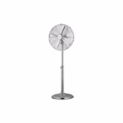 VENTILATORE PIANTANA IN METALLO CROMATO "FELCE" MAURER Ø40CM H125CM Potenza : 60 Watt Ø Griglia : 40 cm. Pale : 4 Tipo cromat ...
